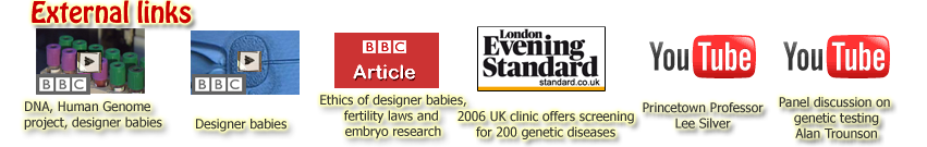 links to external designer babies material